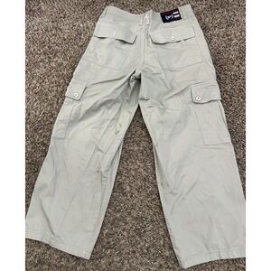Phat Farm Pants Khaki Beige Wide Leg Hip Hop Y2K Mens Size 32x25